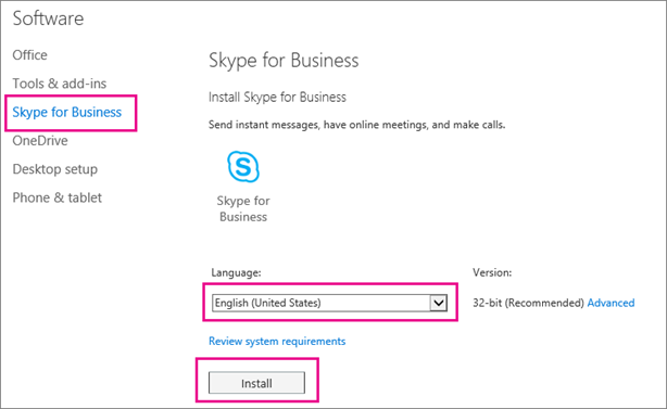 skype for business (lync) for mac 2011 for office 365